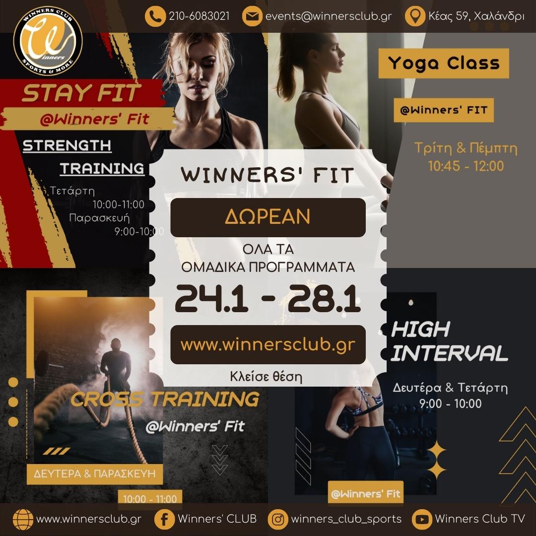Winners’ Fit – Group Training Free